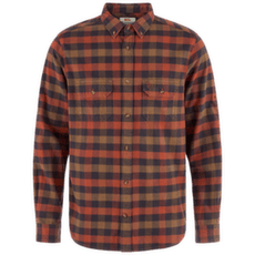 Chemises a manches longues Fjällräven Skog Relaxed Shirt Men Autumn Leaf-Wood Brown