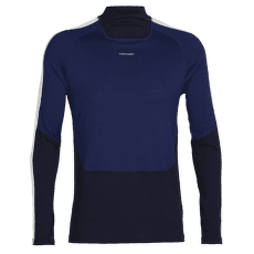 T-shirt a manches longues Icebreaker Sonebula LS High Neck 200 Men MID NVY/ROYAL NVY/SNOW/CB