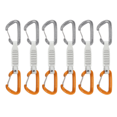 Ensemble Expreska Mammut Sender Wire 12 cm 6-Pack Quickdraws light grey-gold