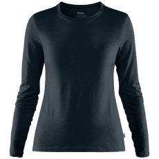 T-shirt a manches longues Fjällräven Abisko Wool LS Women Dark Navy