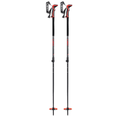Trou Leki Haute Route 2 dark anthracite-dark red-black