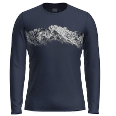 T-shirt a manches longues Icebreaker Merino 200 Oasis LS Crewe Men Midnight Navy