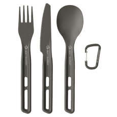 Couverts Sea to Summit Frontier UL Cutlery Set - [3 Piece] Aluminium Hard Anodised Grey