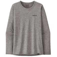 T-shirt a manches longues Patagonia Cap Cool Daily Graphic Shirt Waters Long Sleeve Women Fitz Roy Trout: Feather Grey