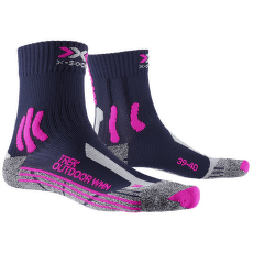 Chaussettes X-Bionic X-Socks Trek Outdoor Women MIDNIGHT BLUE/PINK/LT GREY MELANGE
