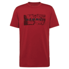 T-shirt a manches courtes Mammut Trovat T-Shirt Men Logo 3818 dark mammut red