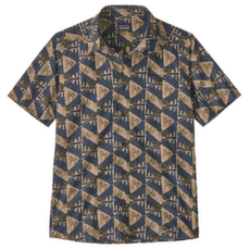 Chemises a manches courtes Patagonia Go To Shirt Men Jaguar Geo: Dolomite Blue