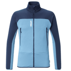 Sweat-shirt Millet FUSION GRID JACKET MEN CORONET BLUE/SAPHIR