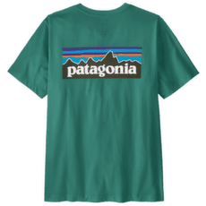 T-shirt a manches courtes Patagonia P-6 Logo T-Shirt Men Gem Green