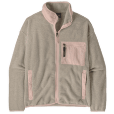 Sweat-shirt Patagonia Synch Jacket Women Oatmeal Heather w/Pink Frost