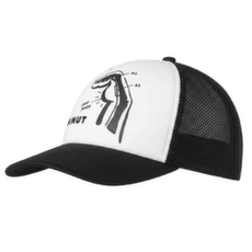 Casquette de baseball Mammut CRAG CAP CRIMP POWER white-black
