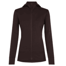 Sweat-shirt Icebreaker Merino 260 Quantum IV LS Zip Hoodie Women BITTERSWEET