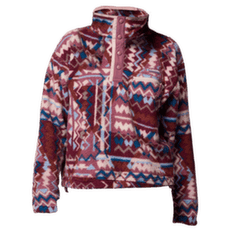Sweat-shirt Columbia Helvetia™ II Printed Cropped Half Snap Women Antique Mauve, Geomix 555