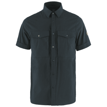 Chemises a manches courtes Fjällräven Abisko Trekking Shirt SS Men Dark Navy