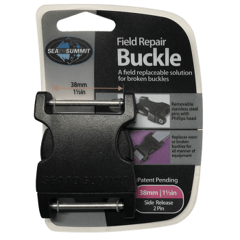Boucle Sea to Summit Buckle 38 mm side release 2 pin Black