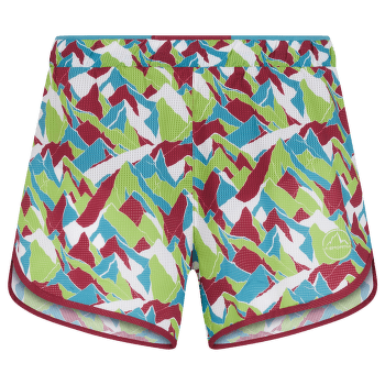 Shorts La Sportiva TIMING SHORT Women Red Plum/Lime Green