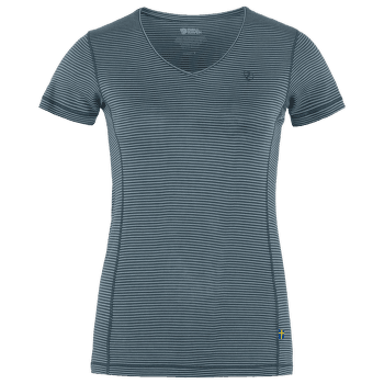 T-shirt a manches courtes Fjällräven Abisko Cool T-Shirt Women Indigo Blue