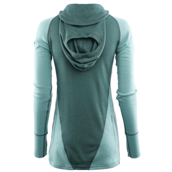 Sweat-shirt Aclima WarmWool Hood Sweater Women North Atlantic / Reef Waters / Purple Rose