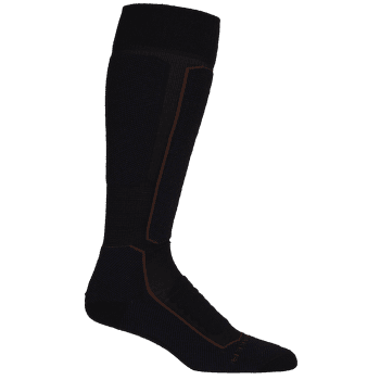 Chaussettes hauteur genou Icebreaker Ski+ Medium OTC Men BLACK/ROYAL NAVY/ESPRESSO