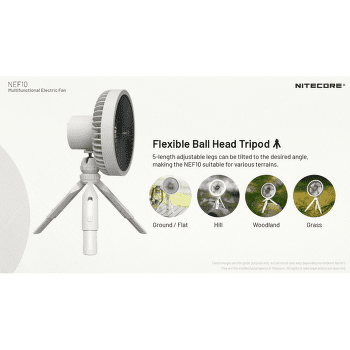 Větrák Nitecore NEF10 Grey