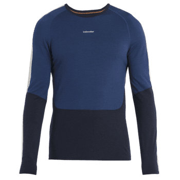 T-shirt a manches longues Icebreaker Merino 200 Sonebula LS Crewe Men MID NVY/ROYAL NVY/SNOW/CB