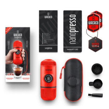 Machine à café Wacaco Nanopresso + case lava red