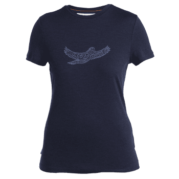 T-shirt a manches courtes Icebreaker Merino 150 Tech Lite III SS Tee Icebreaker Kea Women Midnight Navy