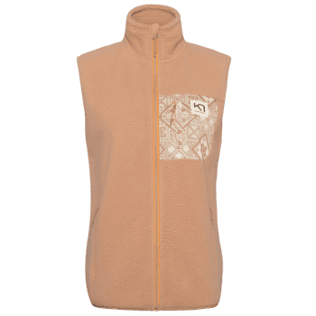 Gilet Kari Traa ROTHE VEST LIGHT BROWN