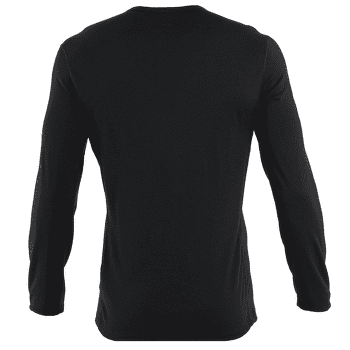 T-shirt a manches longues Icebreaker Merino 200 Oasis LS Crewe Ruapehu Round Men Black