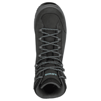 Chaussures Lowa Renegade Evo GTX Mid Wide Women asphalt/turquoise