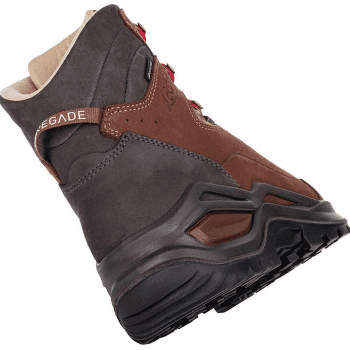 Chaussures Lowa Renegade 100 GTX MID Women mahagony/red