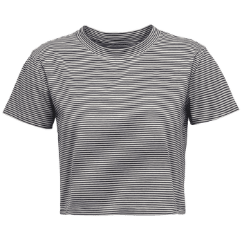 T-shirt a manches courtes Black Diamond BD Stripe SS Tee Women Off White-Charcoal