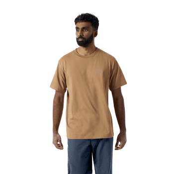 T-shirt a manches courtes Arcteryx Kragg SL Cotton Bird Word SS Men Alpine Blue / Stone Red