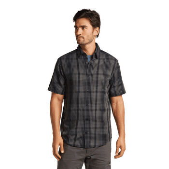 Chemises a manches courtes Icebreaker Merino 125 Cool-Lite™ Steveston SS Shirt Plaid Men OBSIDIAN/BLACK/P