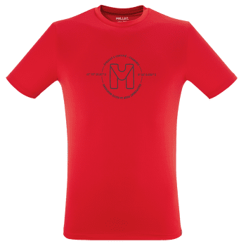 T-shirt a manches courtes Millet Ubic Light TS SS Men ROUGE A14