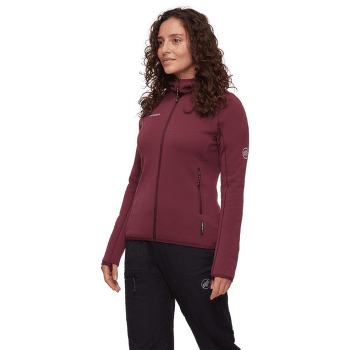 Sweat-shirt Mammut Aconcagua ML Hooded Jacket Women 3818 dark mammut red