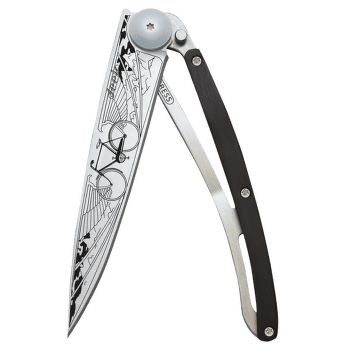 Couteau Deejo Earth Tattoo 37g, Granadilla Wood, Bicycle