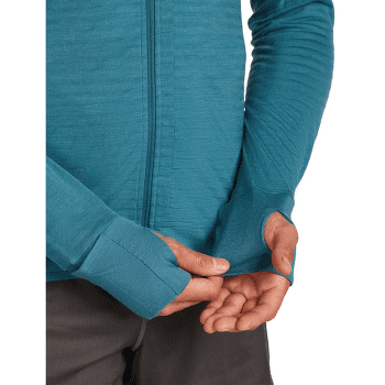 Sweat-shirt Icebreaker Merino Blend 300 RealFleece™ Descender LS Zip Men BLACK