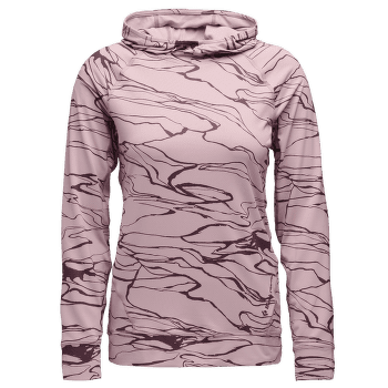 Sweat-shirt Black Diamond LS Alpenglow Hoody Women Relief-Meadow Rose-Fig
