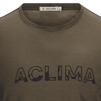 T-shirt a manches courtes Aclima LightWool Tee Logo Men Tarmac