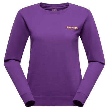 T-shirt a manches longues La Sportiva Climbing on the Moon Sweatshirt Women Viola/Giallo