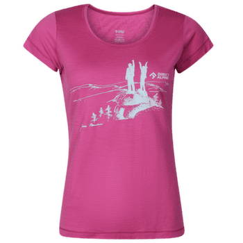 T-shirt a manches courtes Direct Alpine Furry Lady 2.0 orchid (Jizera Mountains)