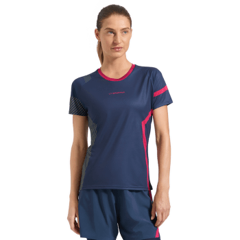 T-shirt a manches courtes La Sportiva FLOW T-SHIRT Women Malibu Blue/Hibiscus