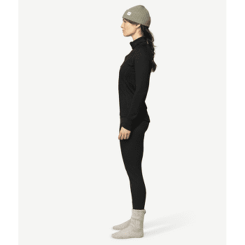 T-shirt a manches longues Devold Duo Active Zip Neck Women 951 BLACK