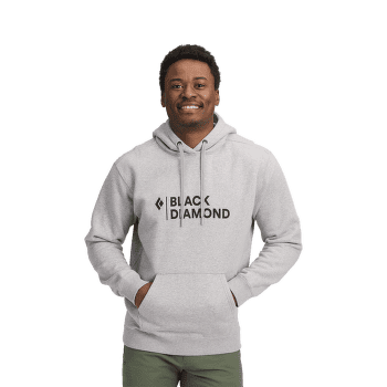 Sweat-shirt Black Diamond Mini Stacked PO Hoody Men Nickel Heather