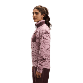 Pull Black Diamond Rift HZ Fleece Jacket Women Relief-Meadow Rose-Fig