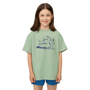 T-shirt a manches courtes Mammut MAMMUT BASE T-SHIRT CLIMBING KIDS white 0243
