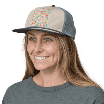 Casquette de baseball Patagonia Airfarer Cap Strataspire Stripe: Faded Magenta