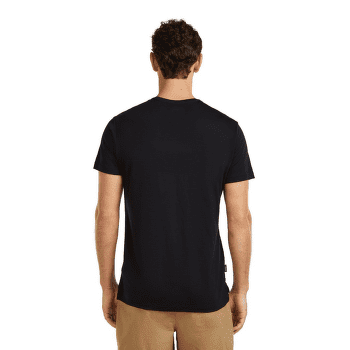 T-shirt a manches courtes Icebreaker Merino Blend 125 Cool-Lite Sphere SS Tee Across the Peaks Men BLACK