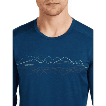 T-shirt a manches longues Icebreaker Merino 200 Oasis LS Crewe Icebreaker Men ATLANTIS